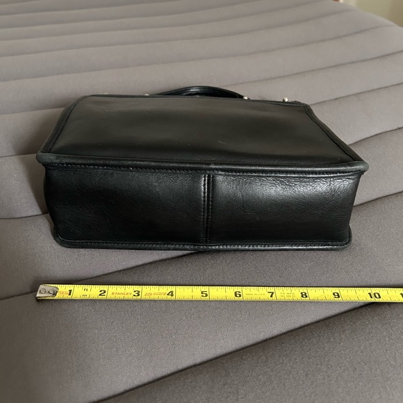 RARE Vintage COACH Willis Crossbody Bag Black/Nickel - Picture 5 of 12